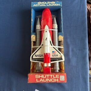 VINTAGE 80's SHUTTLE LAUNCH NASA USA SIMULATES ACTUAL LAUNCH